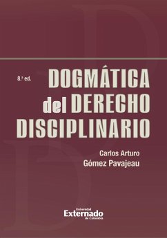 Cover Dogmática del derecho disciplinario (eBook, PDF)