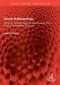 Cover Social Anthropology (eBook, ePUB)