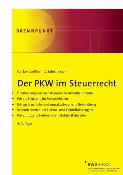 Cover Der PKW im Steuerrecht (eBook, PDF)