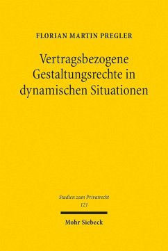 Cover Vertragsbezogene Gestaltungsrechte in dynamischen Situationen (eBook, PDF)