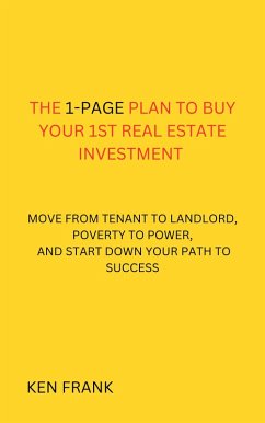 Cover The 1 Page Plan To Buy Your 1st Real Estate Investment (eBook, ePUB)