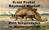 Lexovisaurus. Kein Stegosaurus im Wiehengebirge (eBook, ePUB) Lexovisaurus. Kein Stegosaurus im Wiehengebirge (eBook, ePUB)