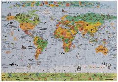 Cover Die Kinderweltkarte als Puzzle