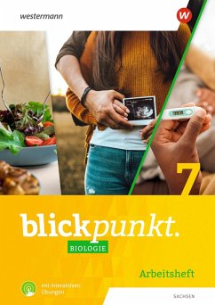 Cover Blickpunkt Biologie 7. Arbeitsheft mit interaktiven Übungen. Für Sachsen