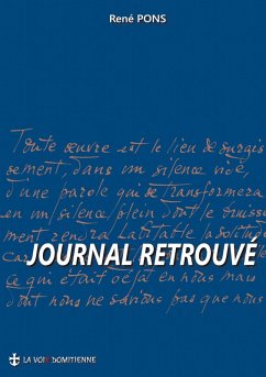 Journal retrouvé - Pons, René