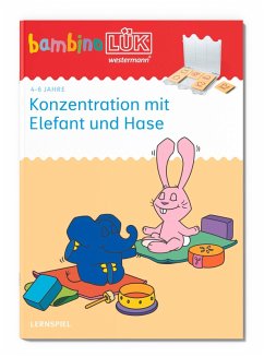 Cover bambinoLÜK. Kindergarten/Vorschule Konzentration mit Elefant und Hase