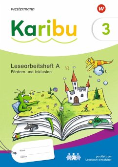 Cover Karibu 3. Lesearbeitsheft Fördern und Inklusion zum Lesebuch