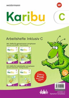 Cover Karibu Arbeitshefte Inklusiv C zieldifferent, 4 Hefte im Paket (für gemeinsame und für individuelle Lernphasen)