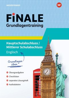 Cover FiNALE Prüfungstraining - Hauptschulabschluss, Mittlerer Schulabschluss. Grundlagentraining Englisch