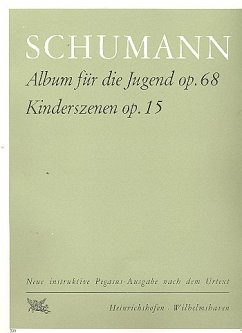 Cover Album für die Jugend op.68 und Kinderszenen op.15 für Klavier