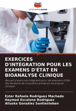 Cover EXERCICES D'INTÉGRATION POUR LES EXAMENS D'ÉTAT EN BIOANALYSE CLINIQUE