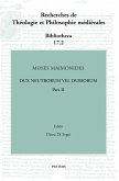 Moses Maimonides, Dux neutrorum vel dubiorum, Pars II (eBook, PDF)