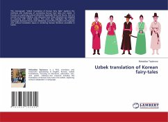 Cover Uzbek translation of Korean fairy-tales
