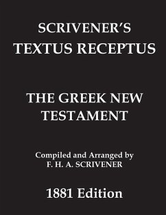 Greek New Testament (Scrivener's Textus Receptus) - Beza; Scrivener, Fredrick H. A.