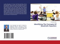 Identifying The Concepts Of Quadratic Equation - Samsul Alam, Sk.