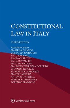 Cover Constitutional Law in Italy (eBook, ePUB)