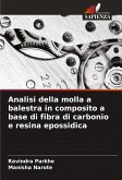 Analisi della molla a balestra in composito a base di fibra di carbonio e resina epossidica