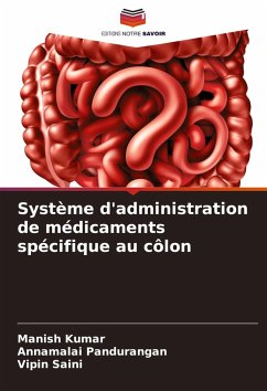 Cover Système d'administration de médicaments spécifique au côlon