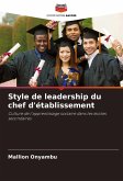 Style de leadership du chef d'établissement Style de leadership du chef d'établissement
