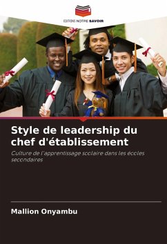 Cover Style de leadership du chef d'établissement