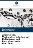 Analyse von Verbundwerkstoffen auf Kohlefaser- und Epoxidharzbasis Blattfeder Analyse von Verbundwerkstoffen auf Kohlefaser- und Epoxidharzbasis Blattfeder