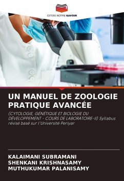 Cover UN MANUEL DE ZOOLOGIE PRATIQUE AVANCÉE