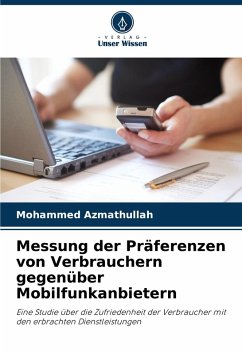 Cover Messung der Präferenzen von Verbrauchern gegenüber Mobilfunkanbietern