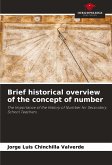 Brief historical overview of the concept of number