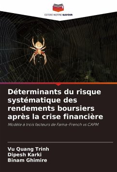 Cover Déterminants du risque systématique des rendements boursiers après la crise financière