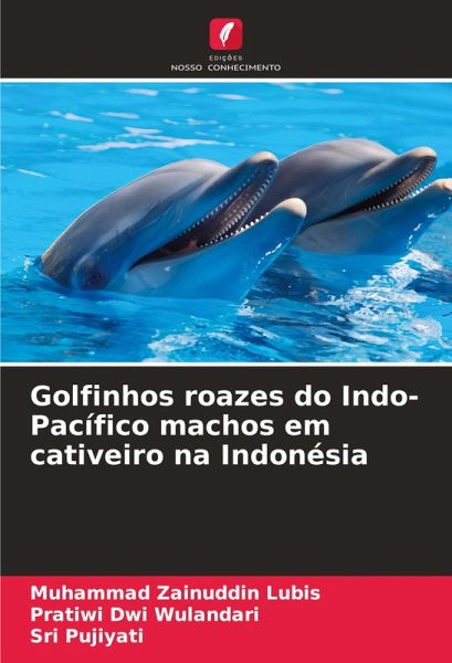 Golfinhos roazes do Indo-Pacífico machos em cativeiro na Indonésia Golfinhos roazes do Indo-Pacífico machos em cativeiro na Indonésia