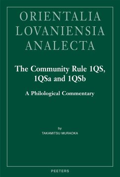 Community Rule 1QS, 1QSa and 1QSb (eBook, PDF) - Muraoka, T.