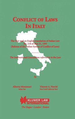 Cover Conflict of Laws in Italy (eBook, PDF)