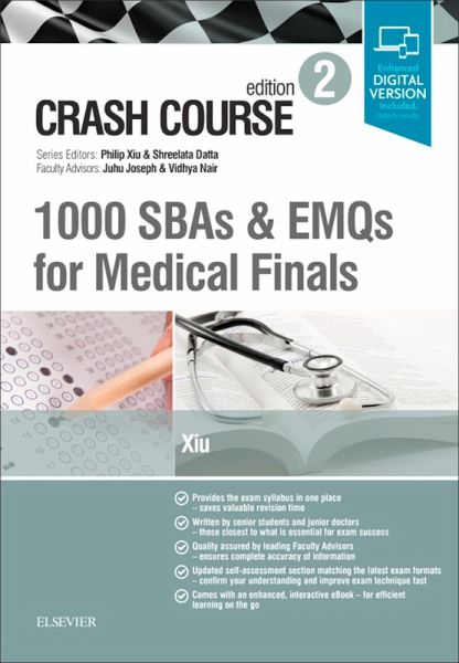 Crash Course: 1000 SBAs and EMQs for Medical Finals (eBook, PDF)