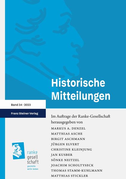 Historische Mitteilungen 34 (2023) (eBook, PDF) Historische Mitteilungen 34 (2023) (eBook, PDF)