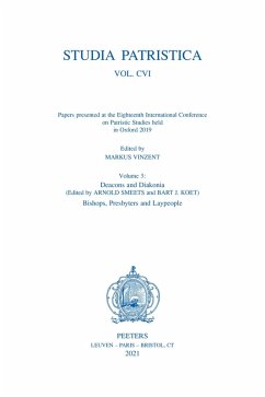 Cover Studia Patristica. Vol. CVI - Papers presented at the Eighteenth International Conference on Patristic Studies held in Oxford 2019 (eBook, PDF)