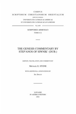 Genesis Commentary by Step'anos of Siwnik' (dub.) (eBook, PDF) - Stone, M. E.