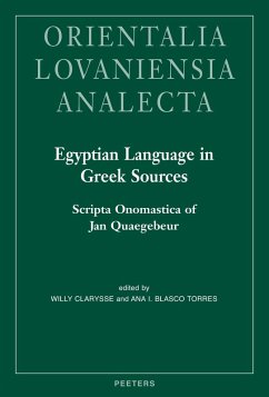 Cover Egyptian Language in Greek Sources (eBook, PDF)