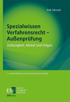 Cover Spezialwissen Verfahrensrecht - Außenprüfung (eBook, PDF)