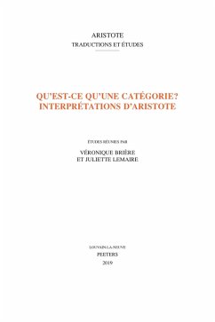 Cover Qu'est-ce qu'une categorie? Interpretations d'Aristote (eBook, PDF)