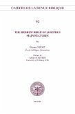 Hebrew Bible of Josephus (eBook, PDF) Hebrew Bible of Josephus (eBook, PDF)