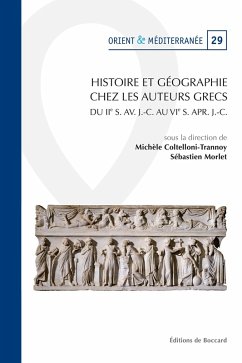 Cover Histoire et geographie chez les auteurs grecs du IIe siecle avant J.-C. au VIe siecle apres J.-C. (eBook, PDF)
