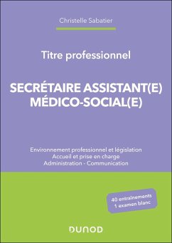 Cover Titre professionnel Secrétaire Assistant(e) Médico-social(e) (eBook, ePUB)