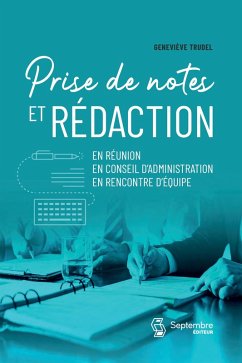 Cover Prise de notes et rédaction (eBook, PDF)