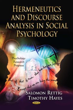 Hermeneutics and Discourse Analysis in Social Psychology (eBook, PDF)