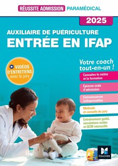 Cover Réussite admission Entrée en IFAP - Auxiliaire de puériculture 2025 (eBook, ePUB)