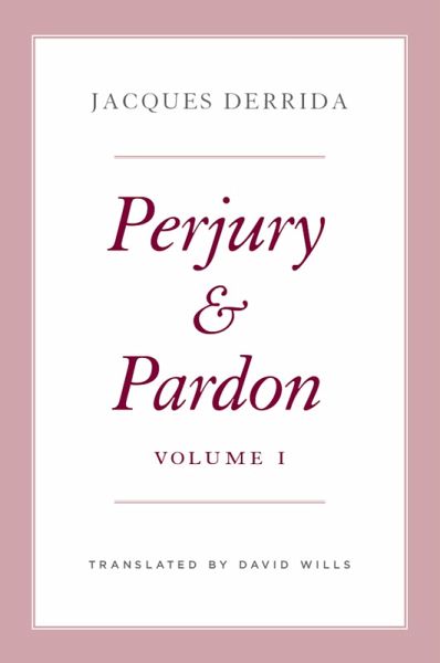 Perjury and Pardon, Volume I (eBook, ePUB)