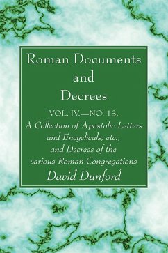 Roman Documents and Decrees, Volume IV - No. 13 (eBook, PDF)