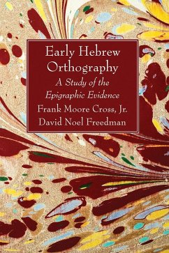 Cover Early Hebrew Orthography (eBook, PDF)