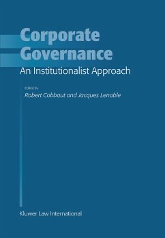 Cover Corporate Governance: An Institutionalist Approach (eBook, PDF)