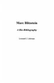 Marc Blitzstein (eBook, PDF)